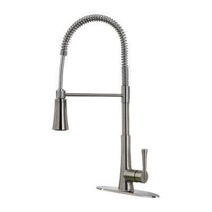 Zuri 1-Handle Pull-Down Kitchen Faucet in Stainless Steel