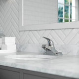 Pfirst Series Single Control 4" Centerset Bathroom Faucet in Polished Chrome