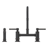 Port Haven 2-Handle Kitchen Faucet with Side Spray in Tuscan Bronze