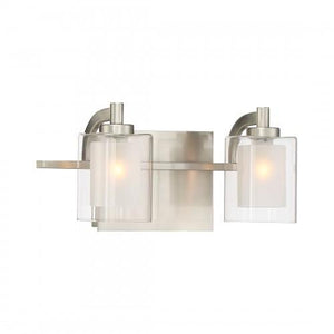 Quoizel KLT8602BNLED Kolt Led bath  fixture 2 light brsh nikl Bath Light