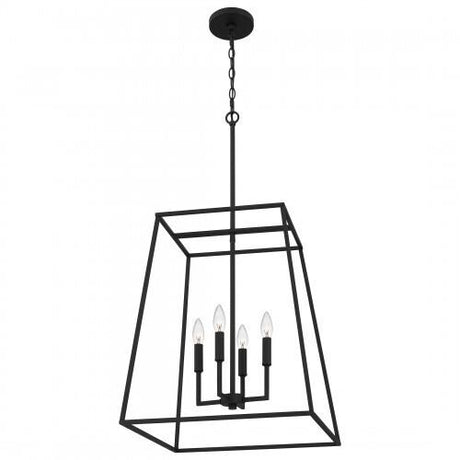 Quoizel PRC2818MBK Prescott Pendant 4 lights matte black Pendant