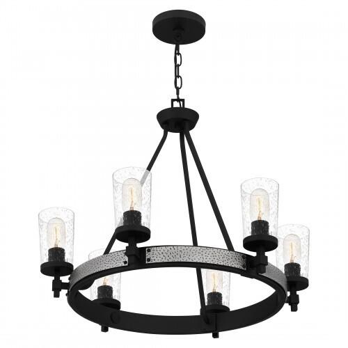 Quoizel ALP5026EK Alpine Chandelier 6 lights earth black Chandelier