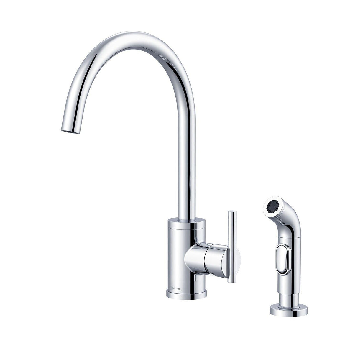 Gerber D401058SS Stainless Steel Parma Single Handle Kitchen Faucet