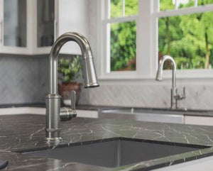 Pfister Stainless Steel 1-handle Pull-down Bar/prep Kitchen Faucet GT572-TDS