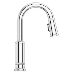 Pfister Polished Chrome 1-handle Pull-down Bar/prep Kitchen Faucet GT572-TDC