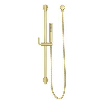 Pfister Brushed Gold Handheld Shower With Slide Bar