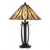 Quoizel TFVY6325VA Victory Table lamp tiffany valiant bronze Table Lamp