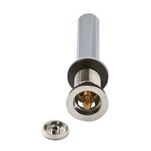 Pfister Brushed Nickel Push and Seal All Metal Drain 972-101J