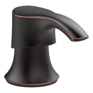 Pfister Transitional Round Soap Dispenser with SoloTilt in Tuscan Bronze