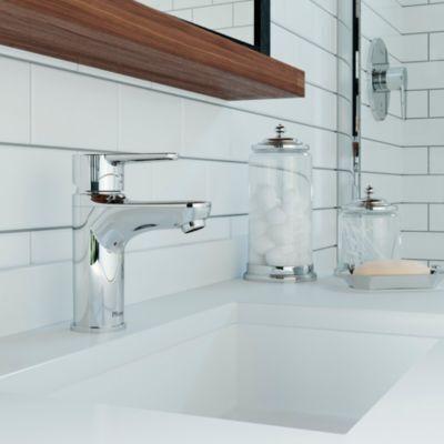 Pfister Polished Chrome Pfirst Modern Single Control Bath Faucet LG142-0600