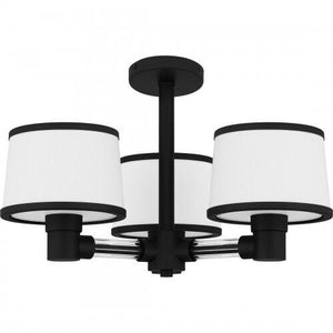 Quoizel KYL1722MBK Kylen Semi flush 3 lights matte black Semi-Flush Mount