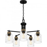 Quoizel BTC5025MBK Baltic Chandelier 5 lights matte black Chandelier