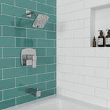 Deckard 1-Handle Tub & Shower Trim in Polished Chrome