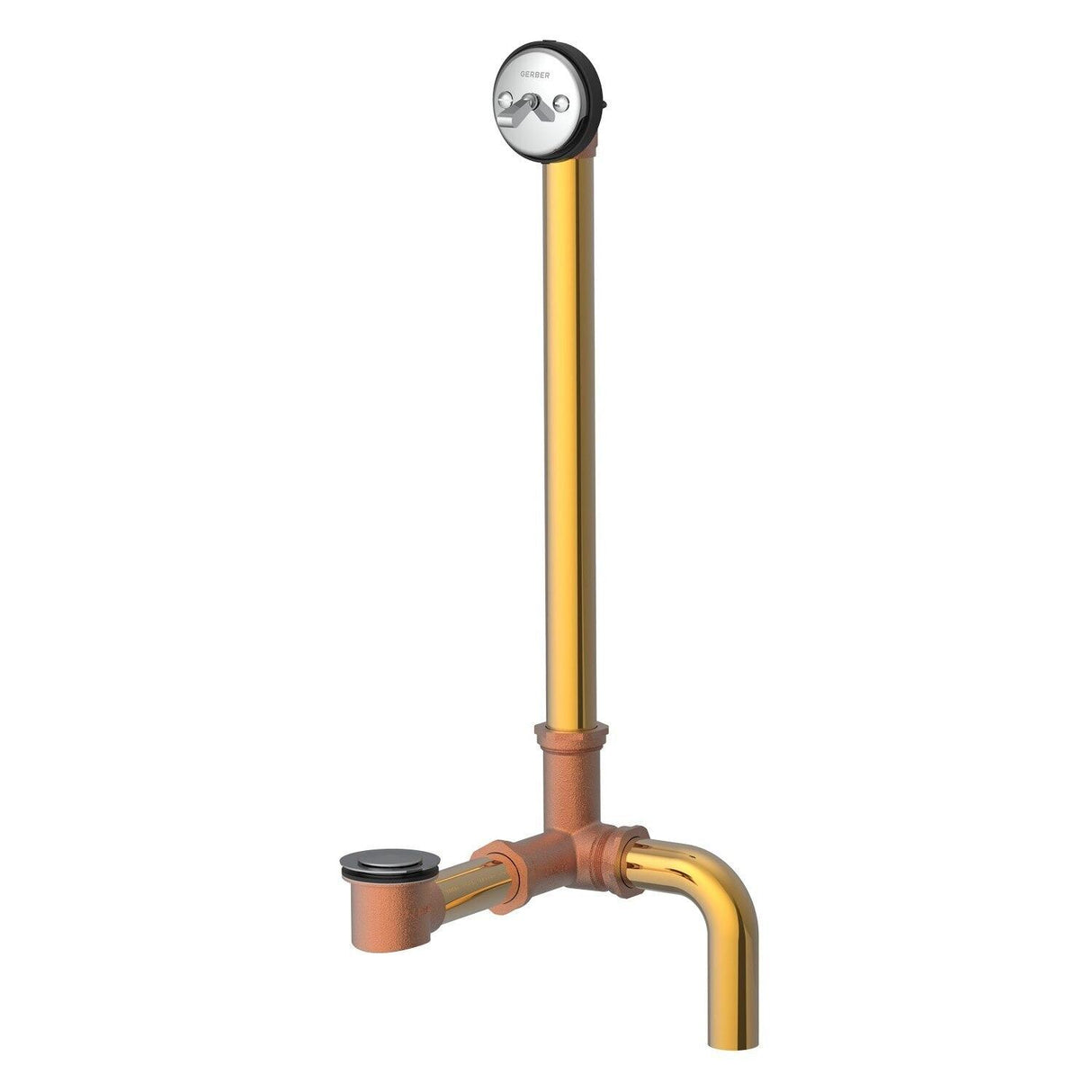 Gerber G004180397 Classics Pop-up Drain for Roman Tub - Chrome