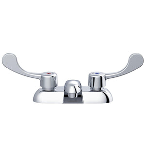 Gerber GC044541 Chrome Commercial Two Handle Centerset Lavatory Faucet W/ Wrist BLA...