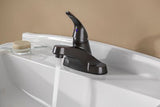 Pfirst Series Single Control 4" Centerset Bathroom Faucet in Tuscan Bronze