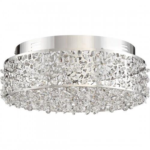 Quoizel PCST1614C Starlet Flush mount led plsh chrm Flush Mount