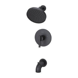 Contempra 1-Handle Tub & Shower Trim Kit in Matte Black