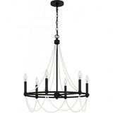 Quoizel BGA5021MBK Brigitta Chandelier 6 lights matte black Chandelier