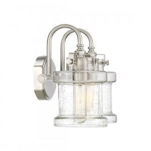 Quoizel DNY8602BN Danbury Vanity Bath Lighting, 2-Light, 200 Watts, Brushed Nickel (10" H x 16" W)