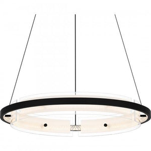 Quoizel PCMLK2820MBK Malik Pendant led light matte black Pendant