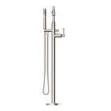 Gerber D300557BST Satin Black Traditional Floor Mount Tub Filler Trim Kit With HANDSH...