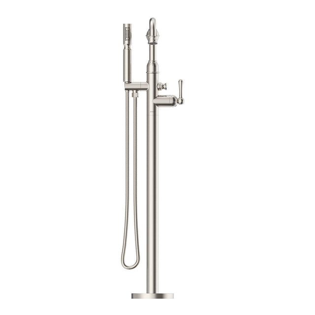Gerber D300557BST Satin Black Traditional Floor Mount Tub Filler Trim Kit With HANDSH...