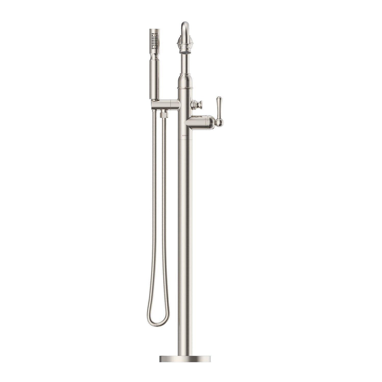 Gerber D300557T Chrome Traditional Floor Mount Tub Filler Trim Kit With Handshower