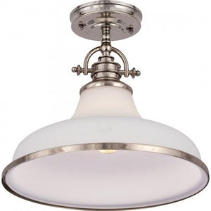 Quoizel GRT2814BN Grant Pendant brsh nikl 1lt Pendant