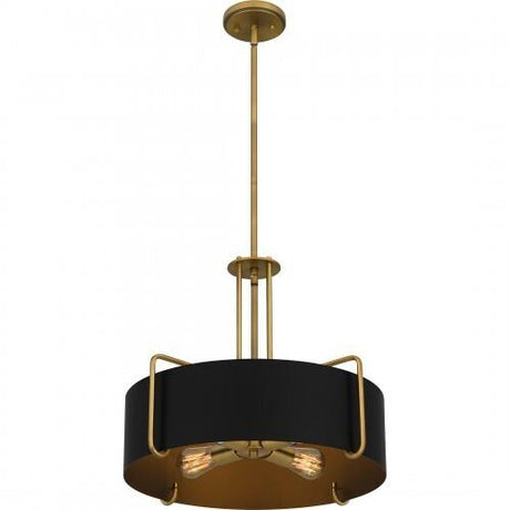 Quoizel QP5596AB Quoizel Pendant Pendant 4 lights aged brass Pendant