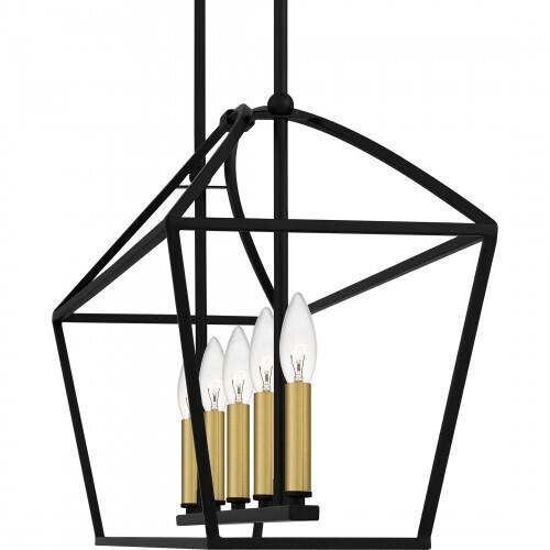 Quoizel COB540MBK Concho Bay Island 5 lights matte black Island Light