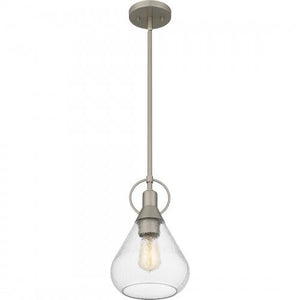 Quoizel QPP6187BN Quoizel Piccolo Pendant Mini pendant 1 light brushed nickel Mini Pendant