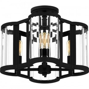 Quoizel QSF6193MBK Quoizel Semi-Flush Mount Semi flush 4 lights matte black Semi-Flush Mount