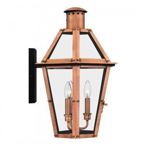 Quoizel BURD8415AC Burdett Outdoor wall 3 lights aged copper Outdoor