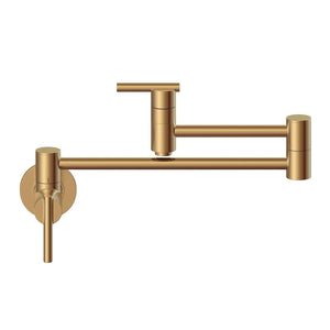 Gerber D205058BB Brushed Bronze Parma Wall Mount Kitchen Pot Filler