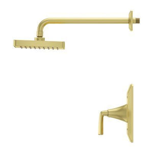 Pfister Brushed Gold Park Avenue 1-handle Shower, Trim Only LG89-7FEBG