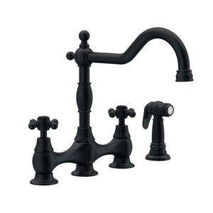 Gerber D404457 Chrome Opulence Two Handle Bridge Faucet