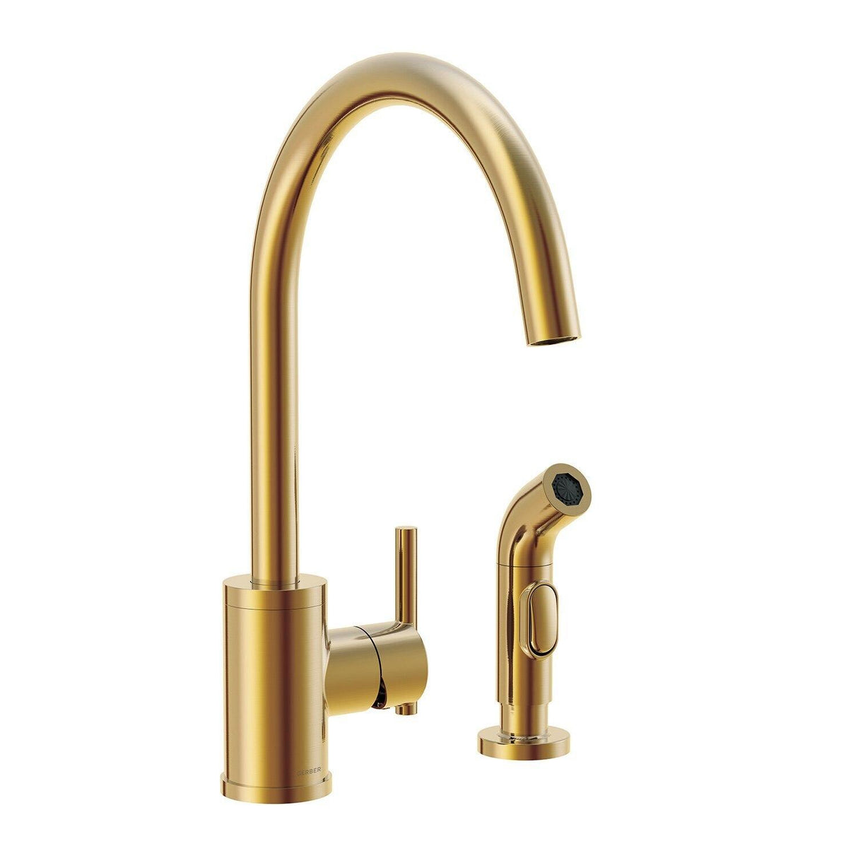 Gerber D401058BB Brushed Bronze Parma Single Handle Kitchen Faucet