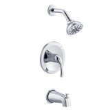 Gerber G00G9315TC Chrome Maxwell Single Handle Tub & Shower Trim Kit & Treysta ...