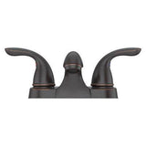 Pfirst Series 2-Handle 4" Centerset Bathroom Faucet in Tuscan Bronze