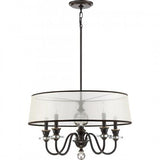 Quoizel CRY5005PN Ceremony 5 light chandelier palldn brnz Chandelier