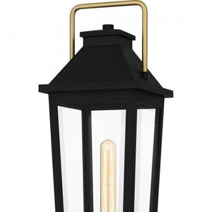 Quoizel BUK9007MBK Buckley Outdoor post 1 light matte black Outdoor Lantern