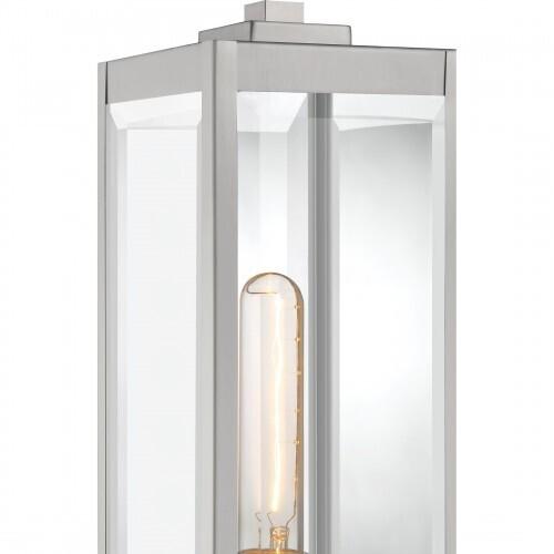 Quoizel WVR9106SS Westover Outdoor pier base 1light stainless steel Outdoor Lantern