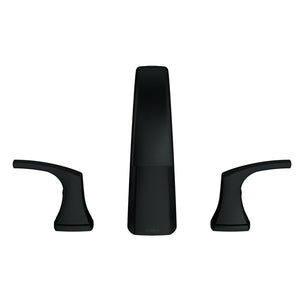 Gerber D300918BST Satin Black Vaughn Three Piece Roman Tub Trim Kit