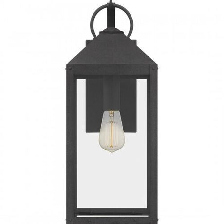 Quoizel TPE8408MB Thorpe Outdoor wall 1 light mottled black Outdoor