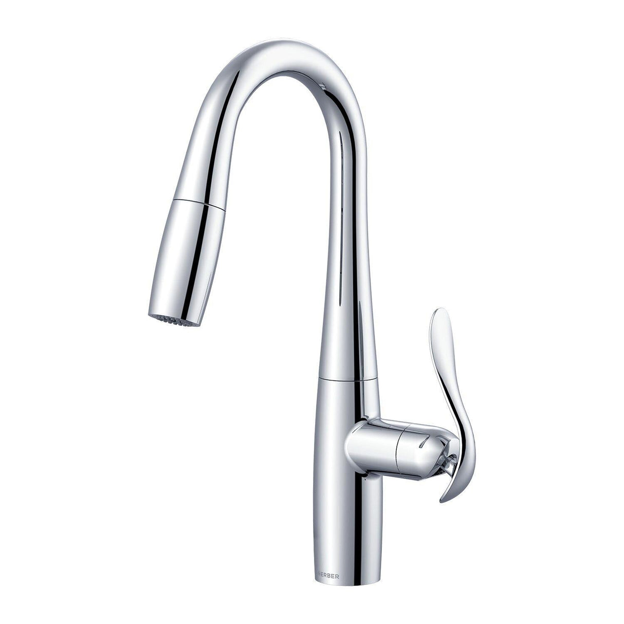 Gerber D150612BS Selene Single Handle Pull-down Prep Faucet - Satin Black