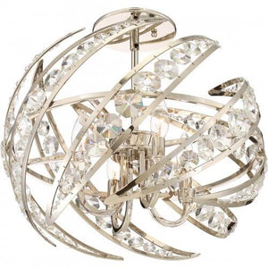 Quoizel PCCN2818PK Crescent Pendant polished nickel 4lts Pendant
