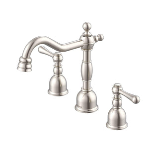 Gerber D303257BN Brushed Nickel Opulence Two Handle Widespread Lavatory Faucet