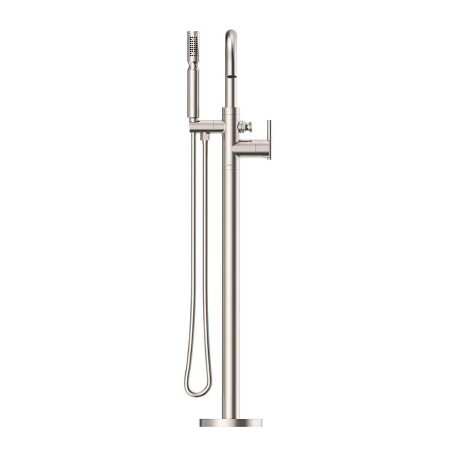 Gerber D300558BST Satin Black Contemporary Floor Mount Tub Filler Trim Kit With HANDS...