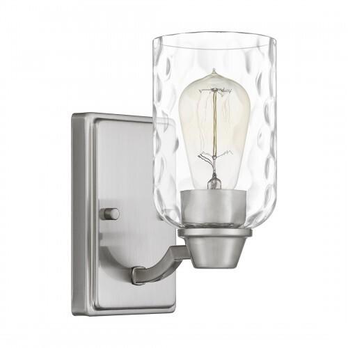 Quoizel ACA8604BN Acacia Wall sconce 1 light brushed nickel Wall Sconce